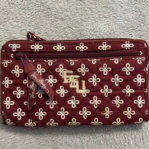 Vera Bradley FSU Florida State wallet